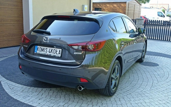 Mazda 3 cena 48900 przebieg: 147000, rok produkcji 2014 z Dęblin małe 254